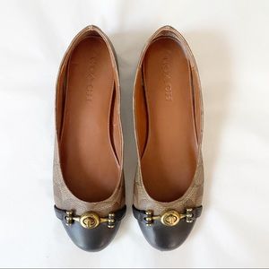 🥿 Coach Leila leather flats
